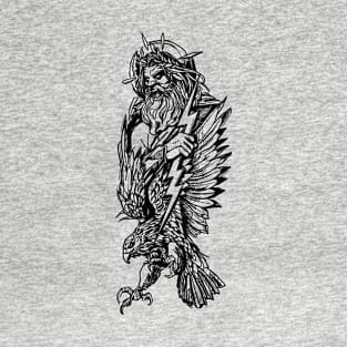 Viking tattoo black and white T-Shirt